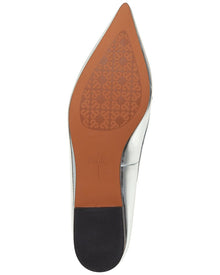 Linea Paolo | Womens | Noella Leather Flat | Silver