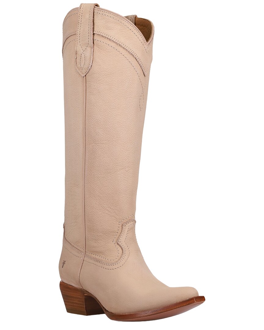 Frye | Womens | Sacha At-the-Knee Leather Boot | Pink