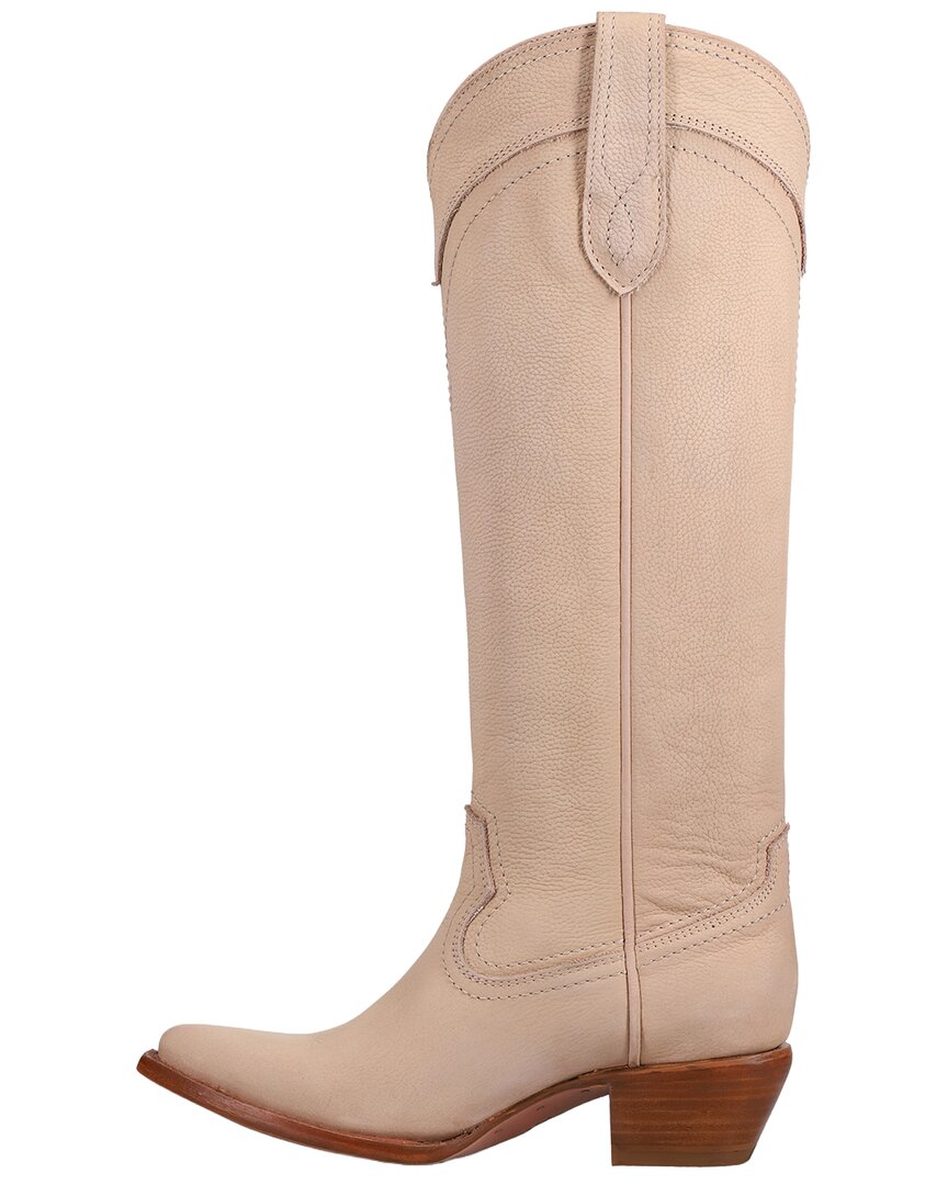 Frye | Womens | Sacha At-the-Knee Leather Boot | Pink