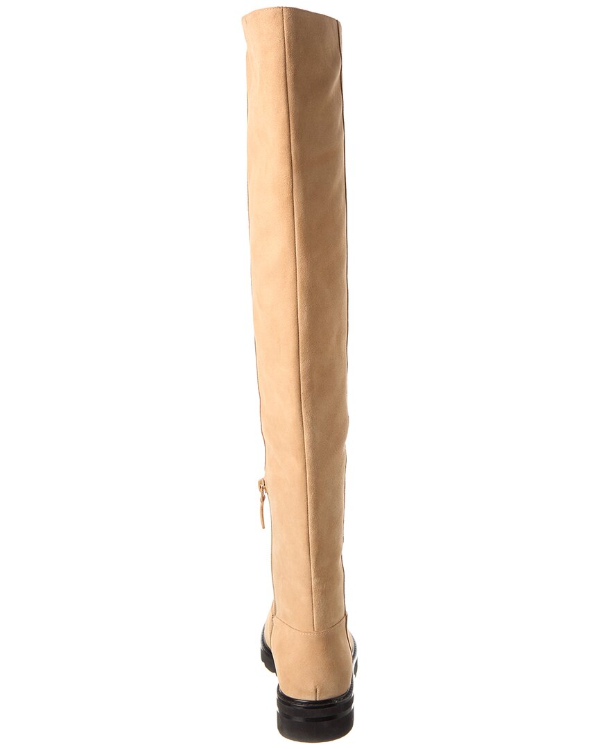 Stuart Weitzman | Womens | Chicago Lug Suede Over-The-Knee Boot | Brown