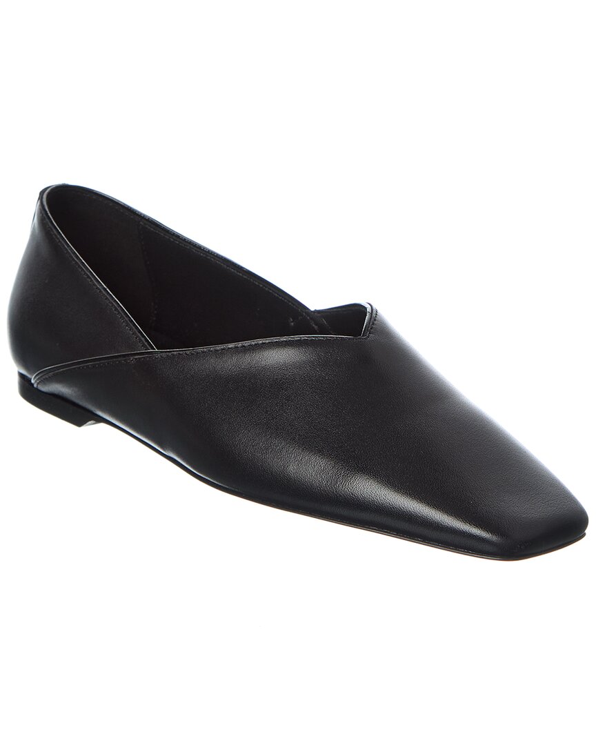 TOTEME | Womens | Leather Ballerina Flat | Black
