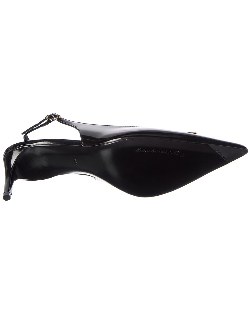 Dolce & Gabbana | Womens | DG Logo Patent Slingback Pump | Black