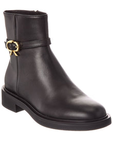 Gianvito Rossi | Womens | Ribbon Dumont 20 Leather Boot | Black