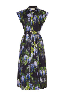 Octavia Dress | Wisteria Black