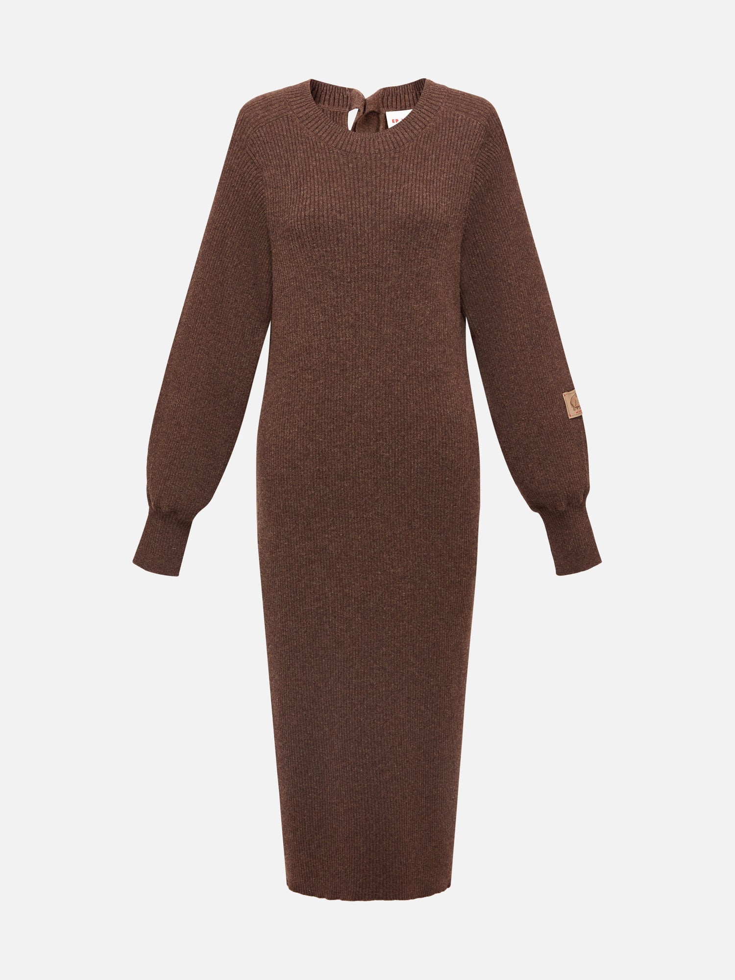 Knit Dress | Brown
