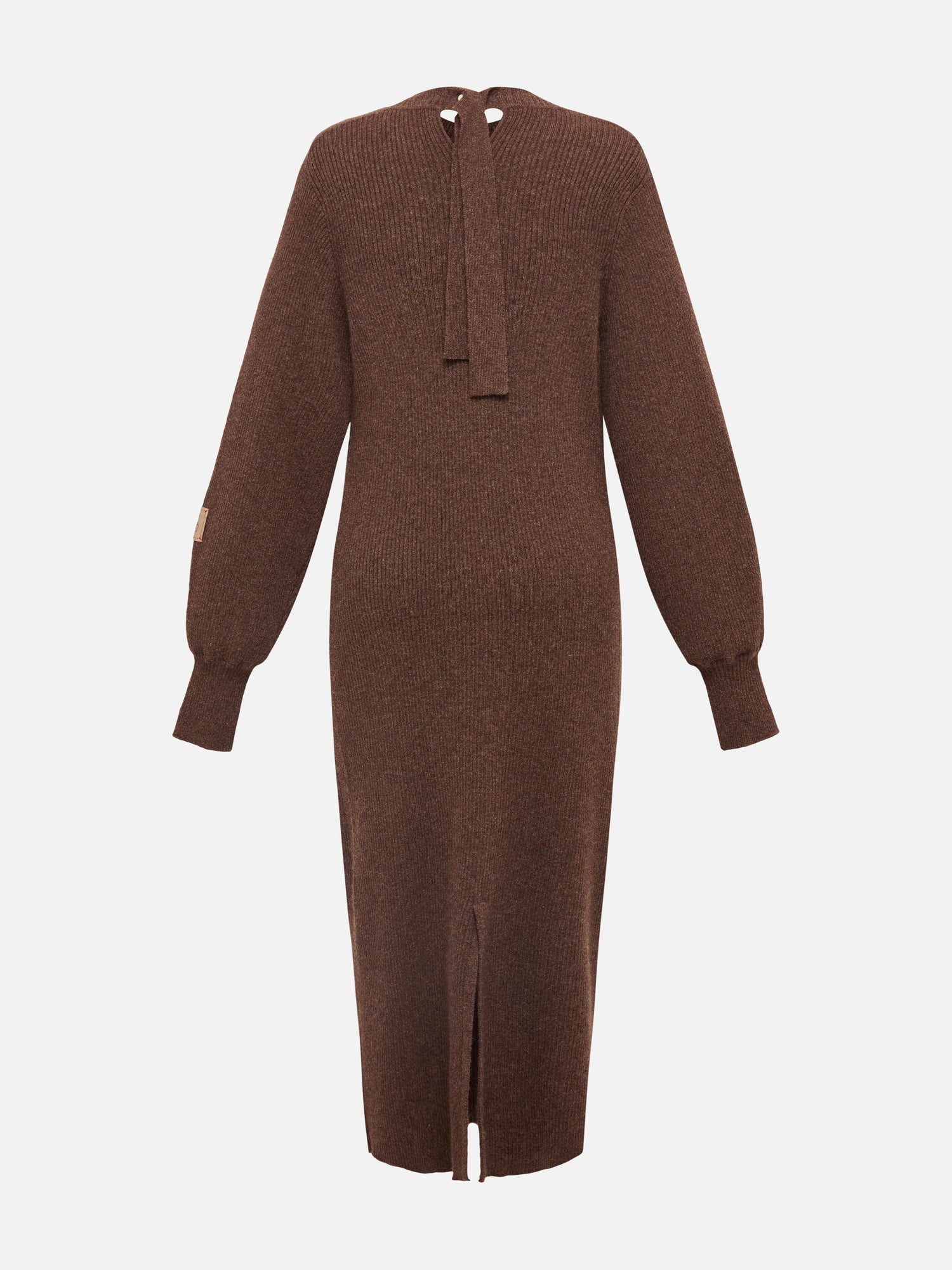 Knit Dress | Brown