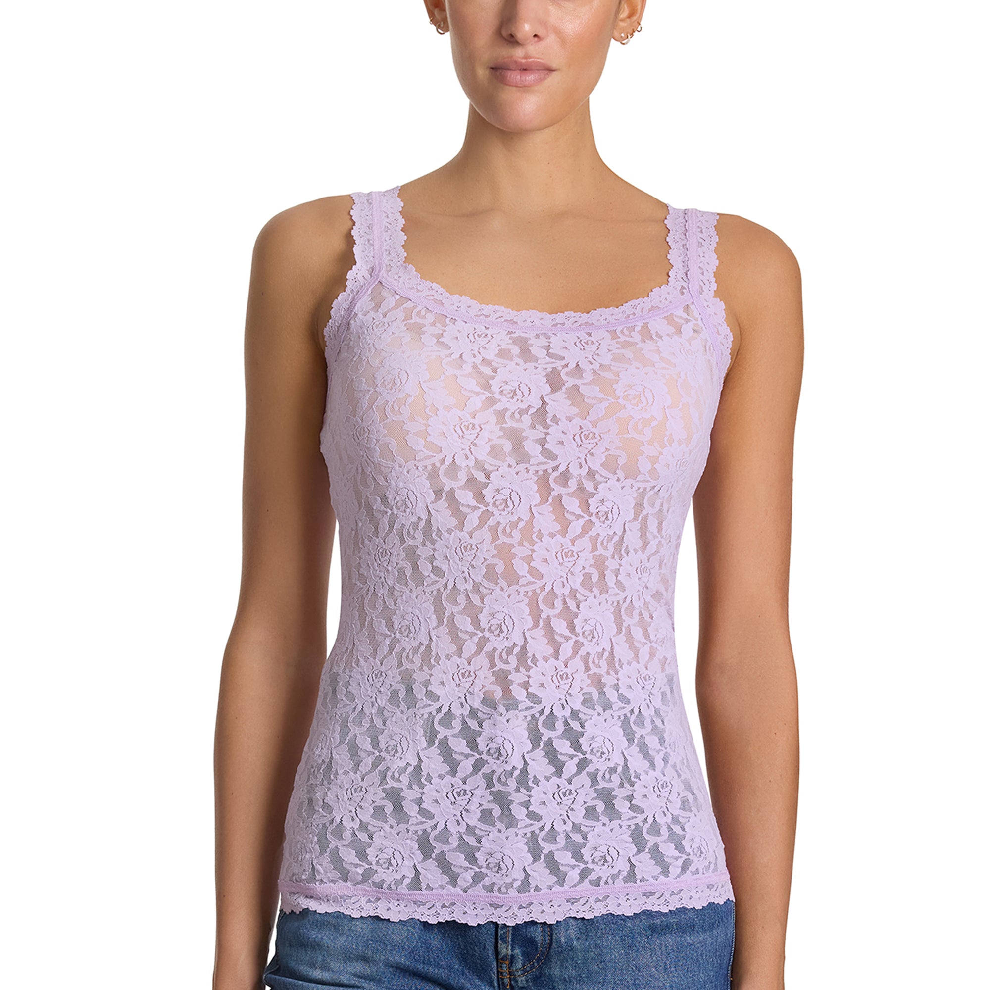 Signature Lace Unlined Camisole | Lavender Fields (Purple)