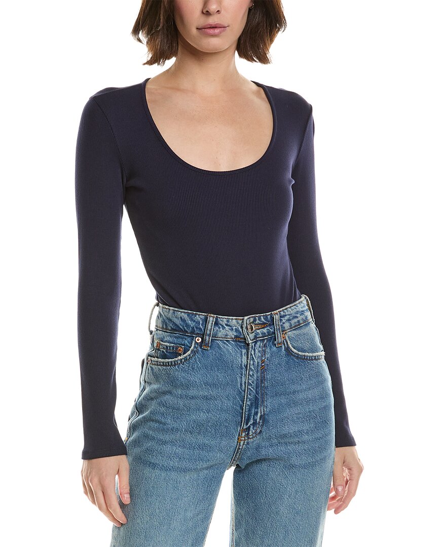 L'AGENCE | Womens | Elara Bodysuit | Navy