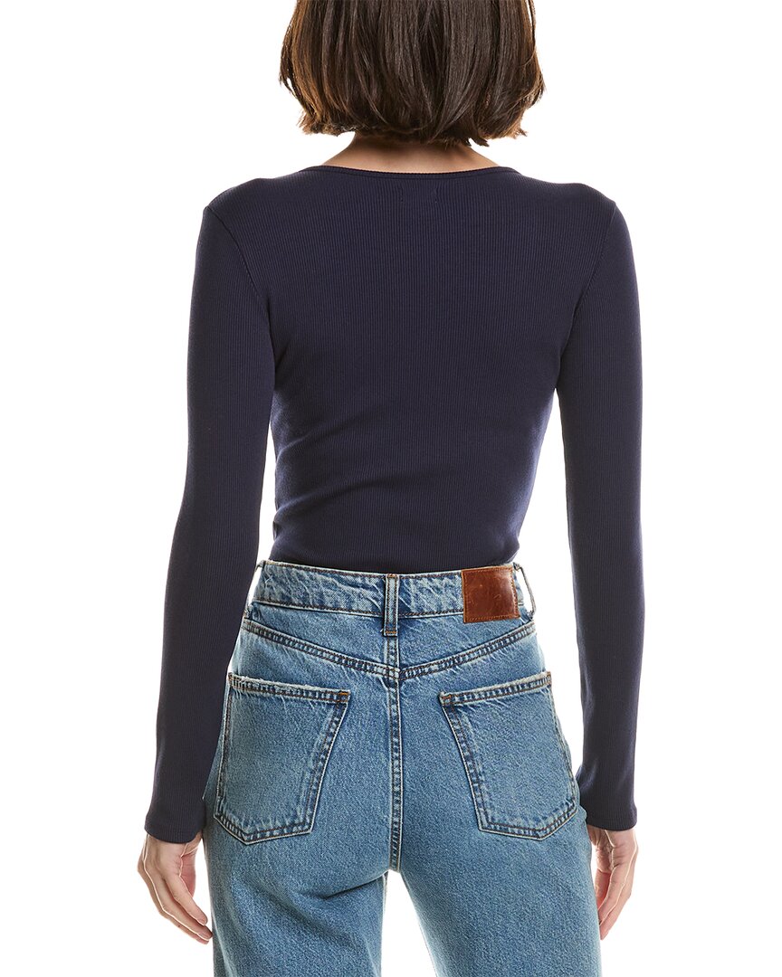 L'AGENCE | Womens | Elara Bodysuit | Navy