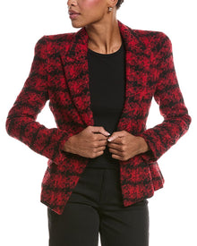 L'AGENCE | Womens | Kaisley Wool-Blend Blazer | Black