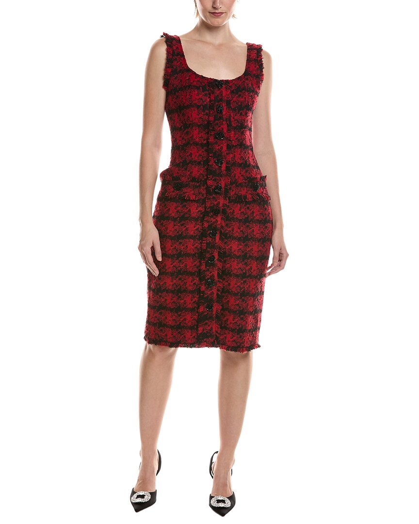 L'AGENCE | Womens | Aya Wool-Blend Midi Dress | Black