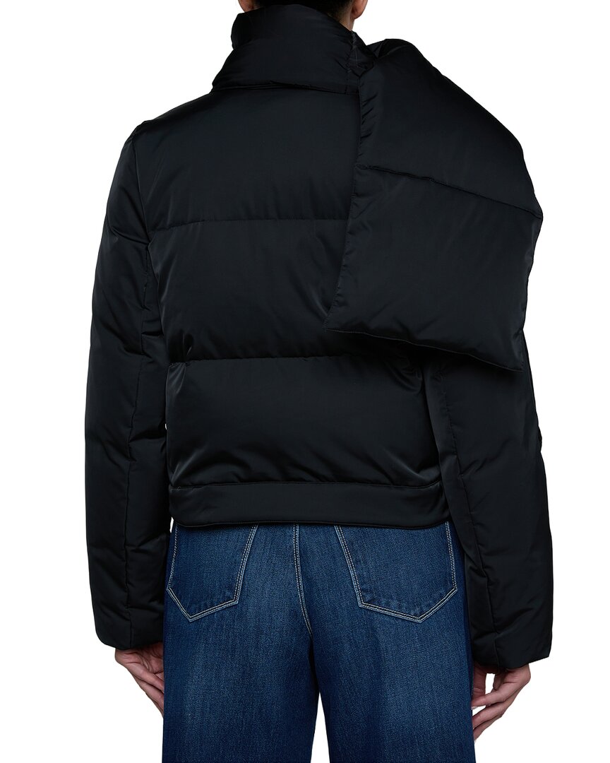 L'AGENCE | Womens | Juana Scarf Down Jacket | Black