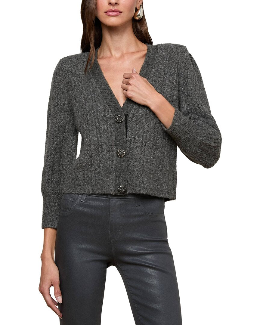 L'AGENCE | Womens | Talulla Cardigan | gray