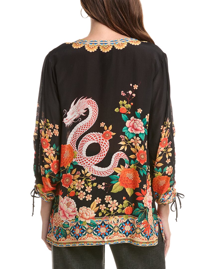 Johnny Was | Womens | Ankah Silk Tunic | Black