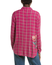Johnny Was | Womens | Oversized Shirt Tunic | Red
