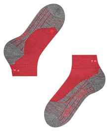 Womens | TK5 Wander Short Socks W | Ruby