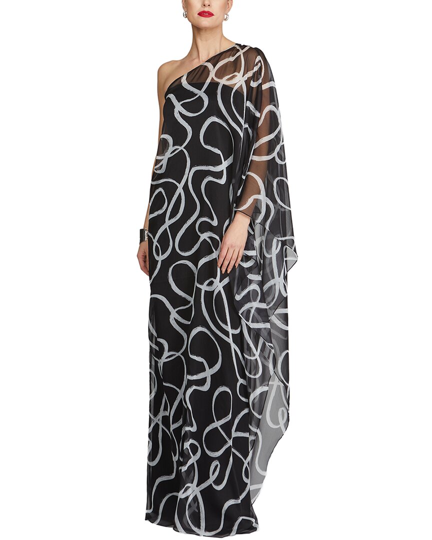 Halston | Womens | Elodie Caftan | Black