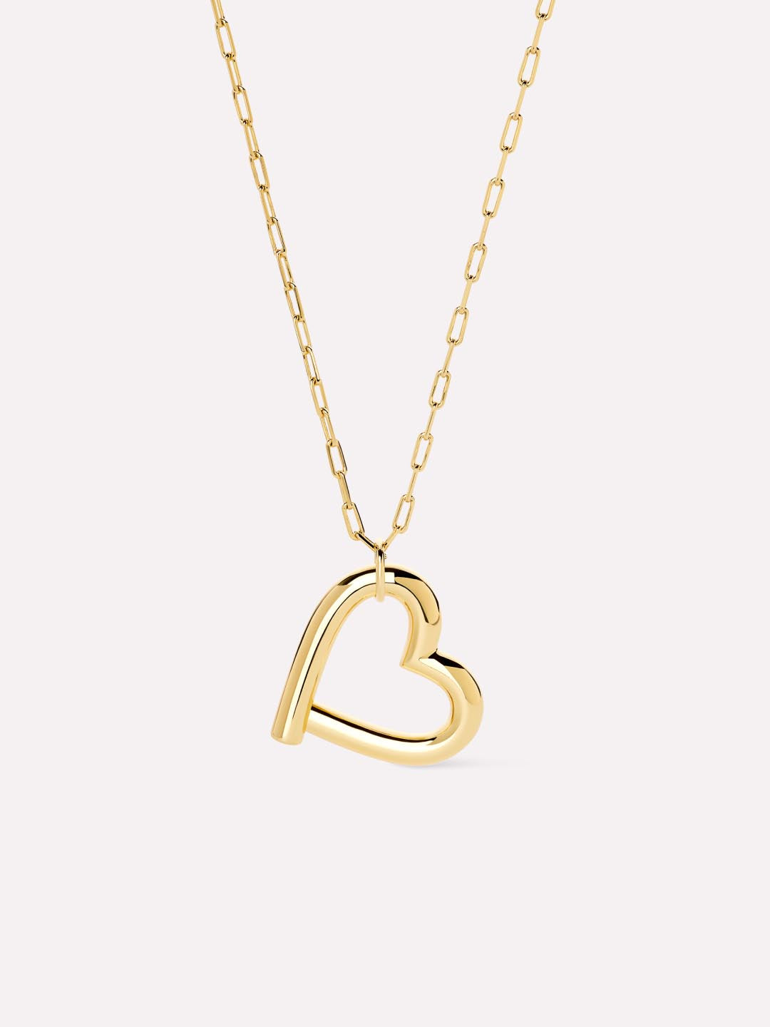 14K Gold Plated Open Hearts Lobster Clasp Love Valentines Day Statement Pendant Necklaces For Women Ana Luisa Delilah