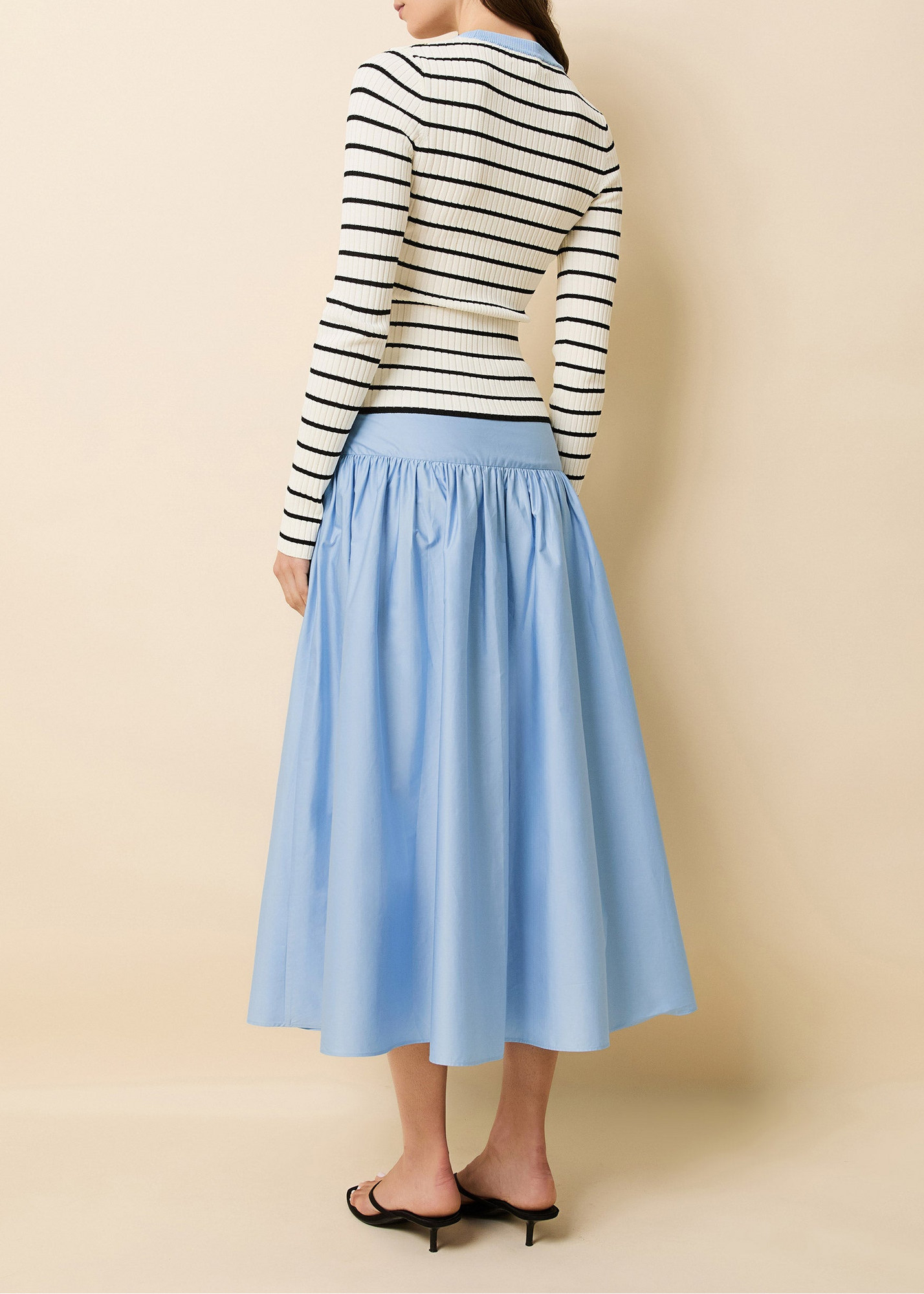 Womens | Magnolia Skirt Poplin | Open Water
