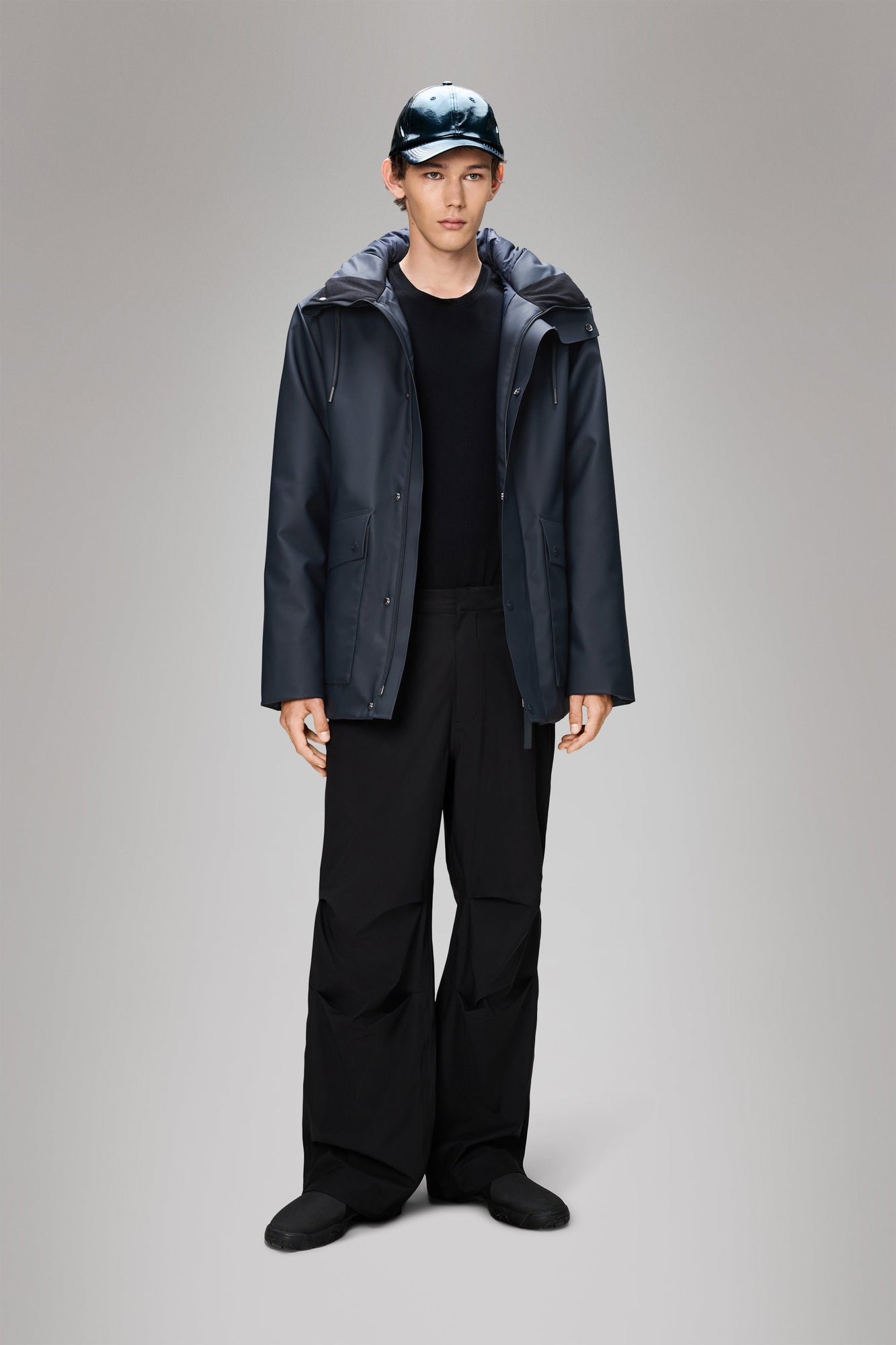 RAINS Nome Parka Navy Jacket