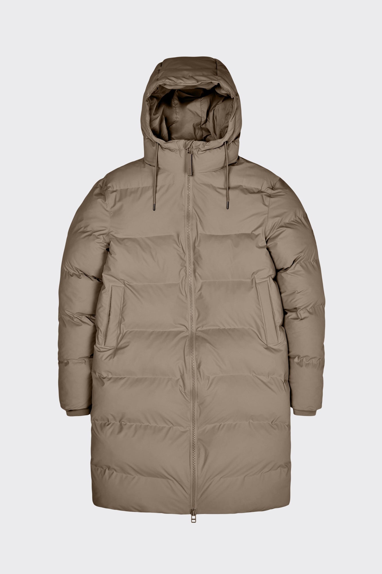 Unisex | Long Puffer Jacket | Taupe