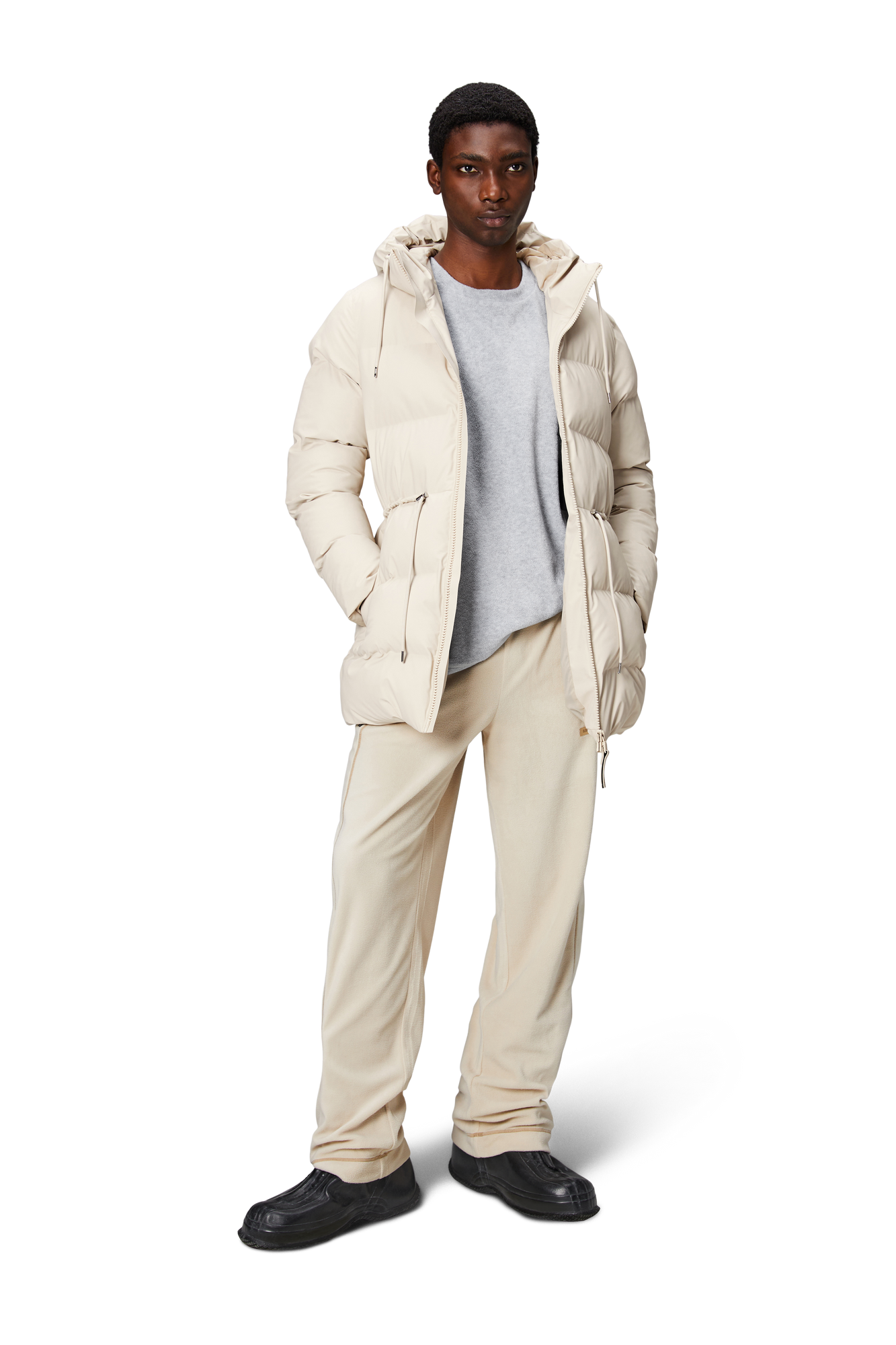 Womens | Alta Long Puffer String W Jacket W3T4 | Dune