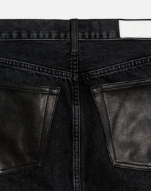 Womens | Aline Classic Skirt | Back To Black Leather