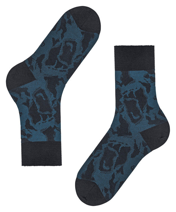 Mens | Sensitive Tree Side Socks | Dark Navy