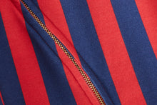 Blue/Red Stripe