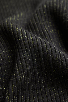 RAINS Sapa Knit Crew Neck Black/Acid Long Sleeve