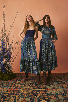 Amora Dress | Blue Bogata Scarf