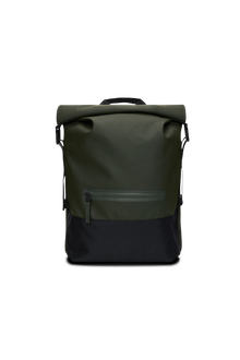 RAINS Trail Rolltop Backpack Green 22L H47 x D13 x W36 cm Backpack