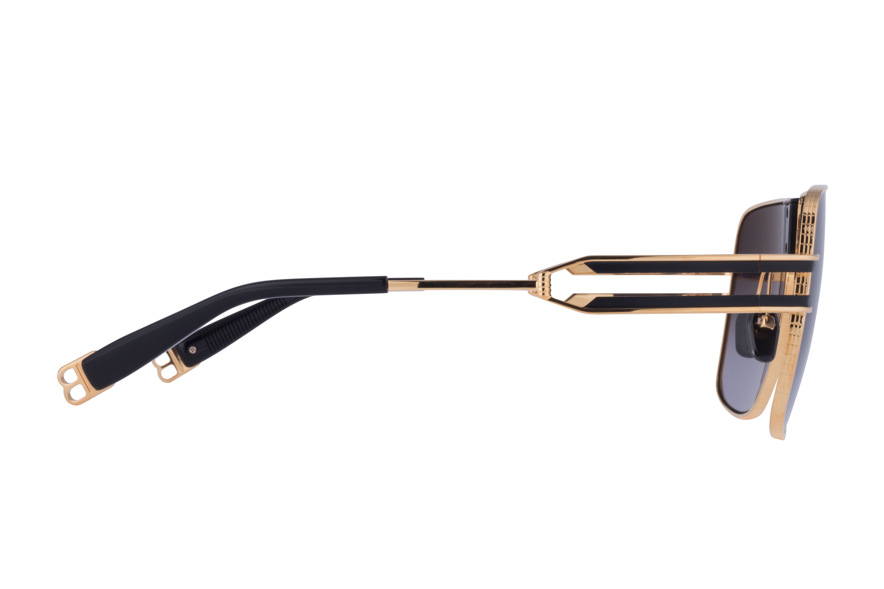 Mens | 1914 Sunglass | Gold - Matte Black - Black | Dark Grey Gradient