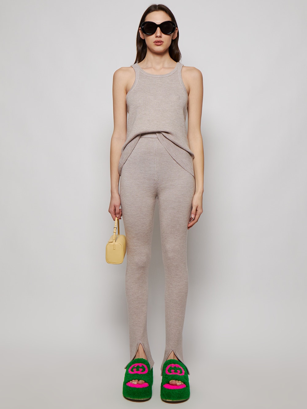 Magda Butrym | Knit Tank Top | Beige