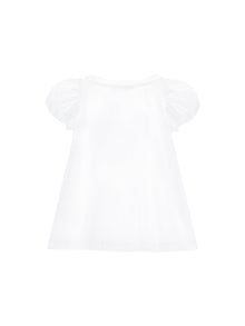 Girls | Flared Jerry Maxi T-Shirt | White