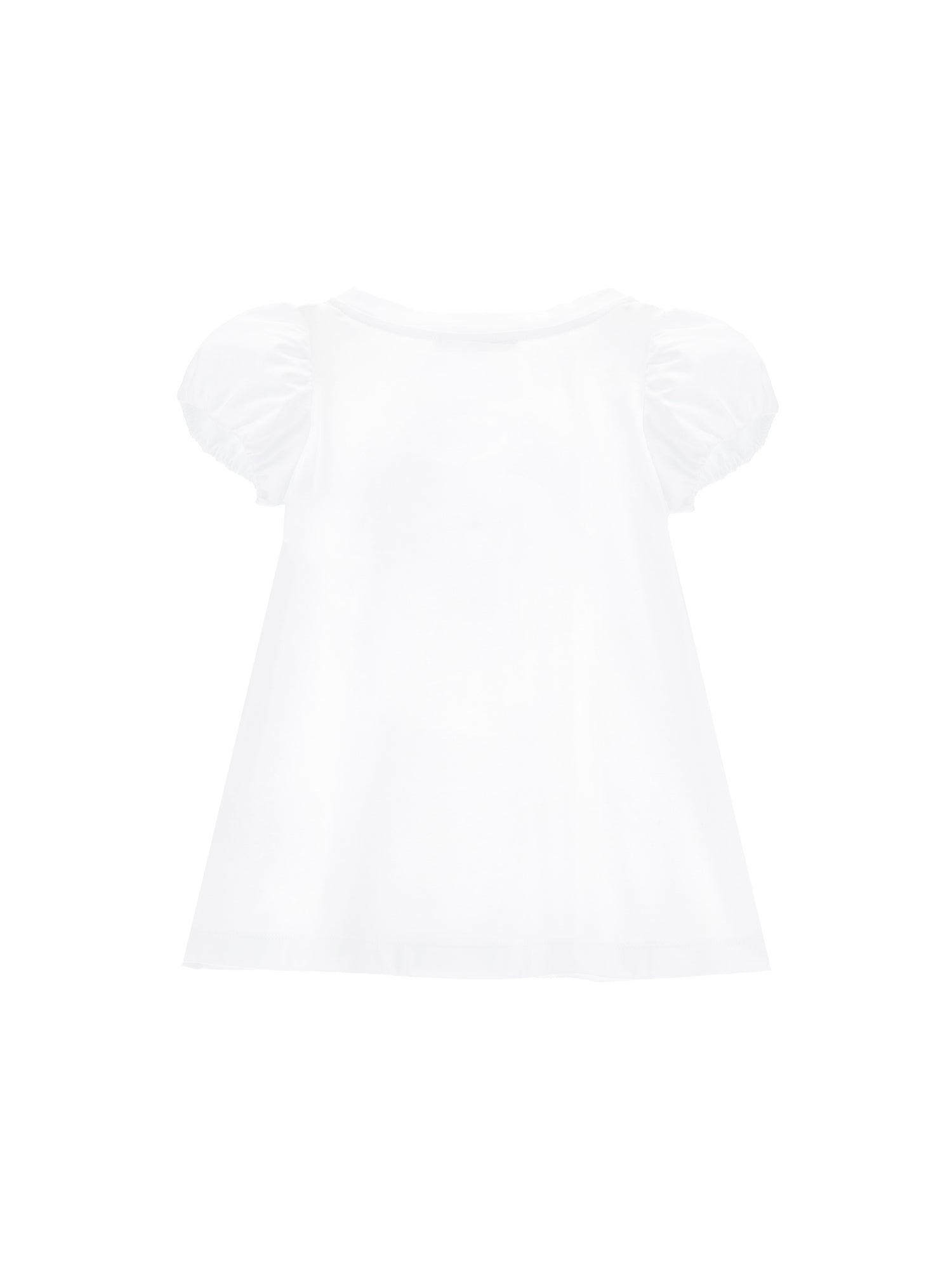 Girls | Flared Jerry Maxi T-Shirt | White