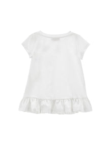 Girls | Maxi T-Shirt Alice With Gala | White