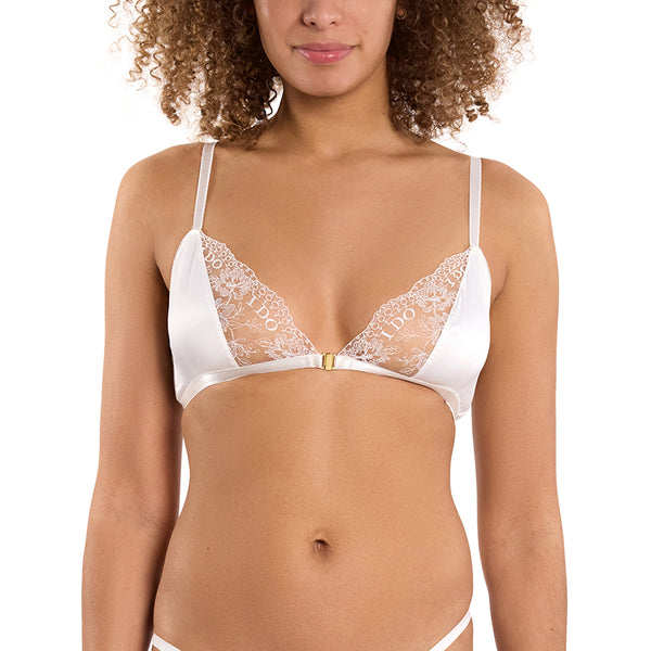 I Do Triangle Bralette | Light Ivory