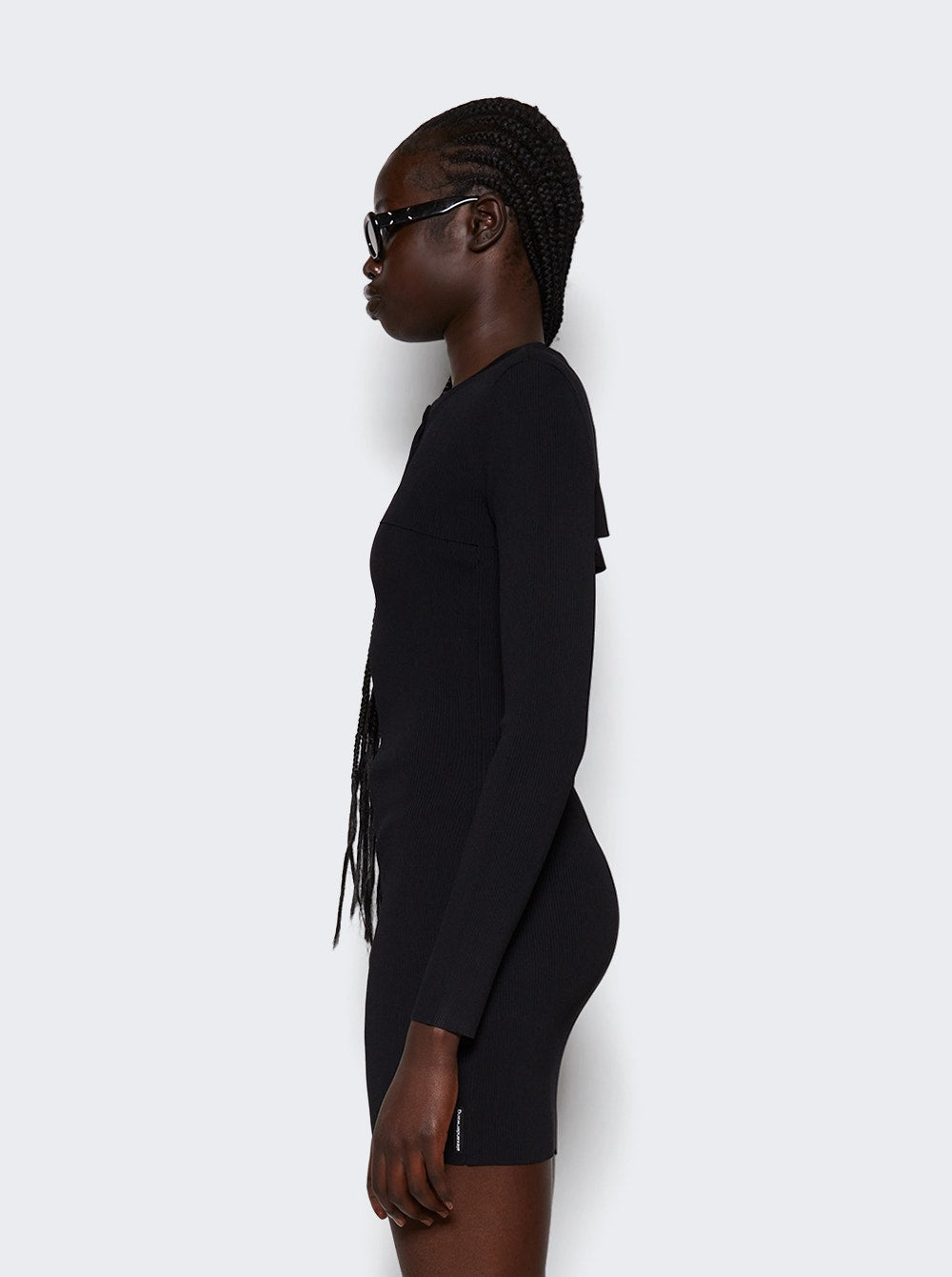 Women | alexanderwang | Cropped Cardigan Twinset Dress | Black