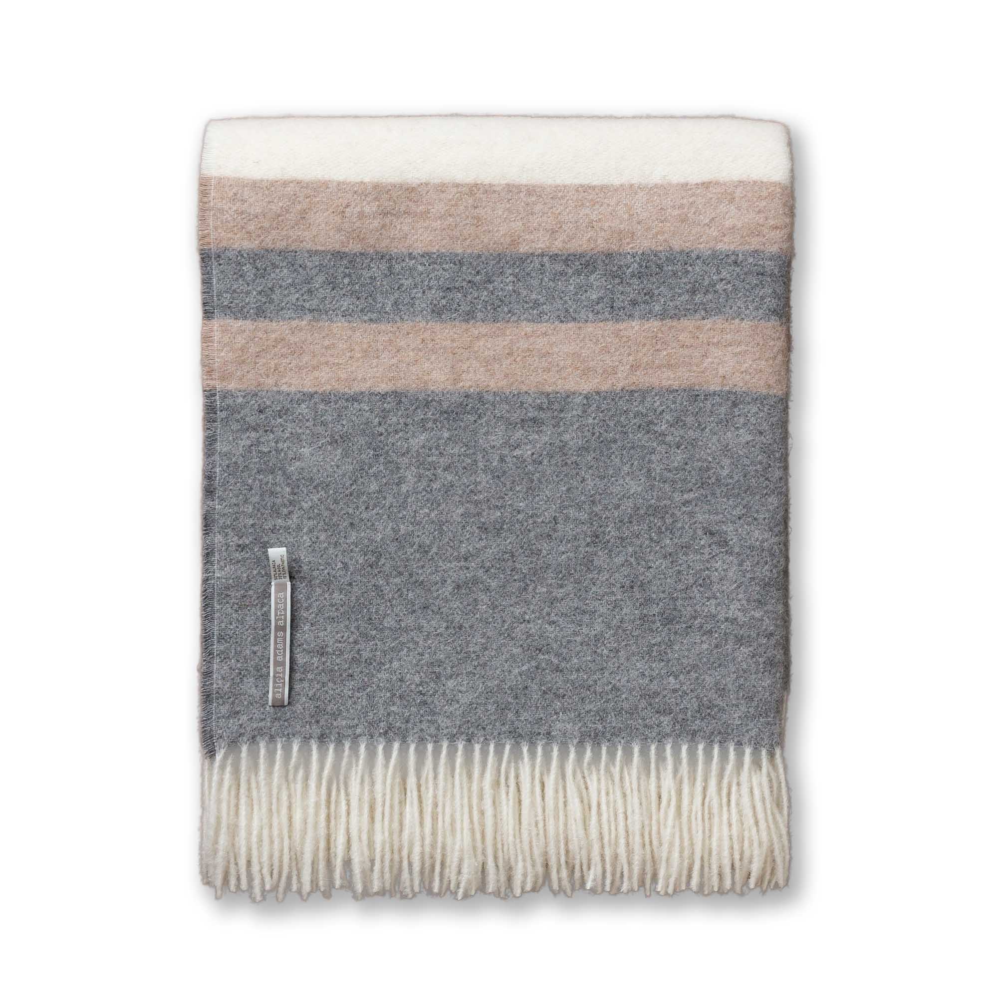 Home | Canyon Throw | Ivory / Light Grey / Beige