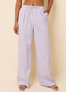 Ashling Pant Ultra Violet Stripe - Solid & Striped