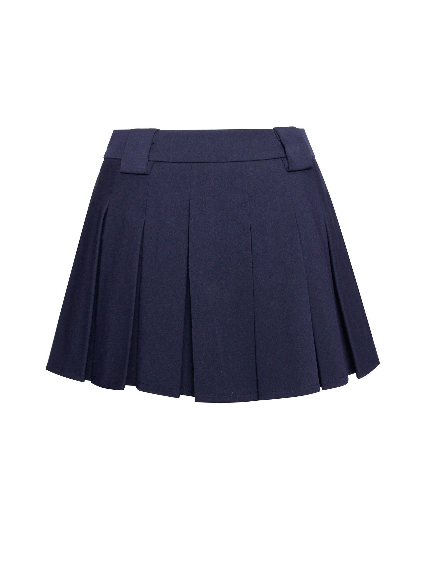 Nasya Pleated Mini Skort | Navy Blue