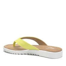 Jordyn Sandal Thong | Lemon Faux Nappa