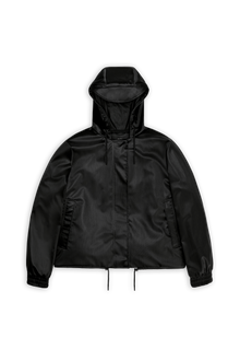 RAINS String W Jacket Black Grain Jacket