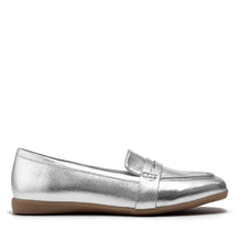 Kody Casual Loafer | Silver Faux Nappa