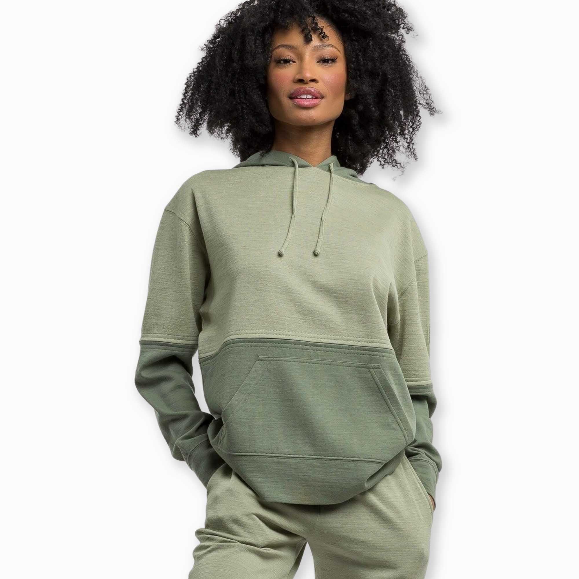 Womens | Malibu Lounge Hoodie | Light Sage / Sage