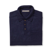 Mens | Knit Polo | Navy