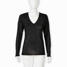 Womens | V Neck Sweater | Black