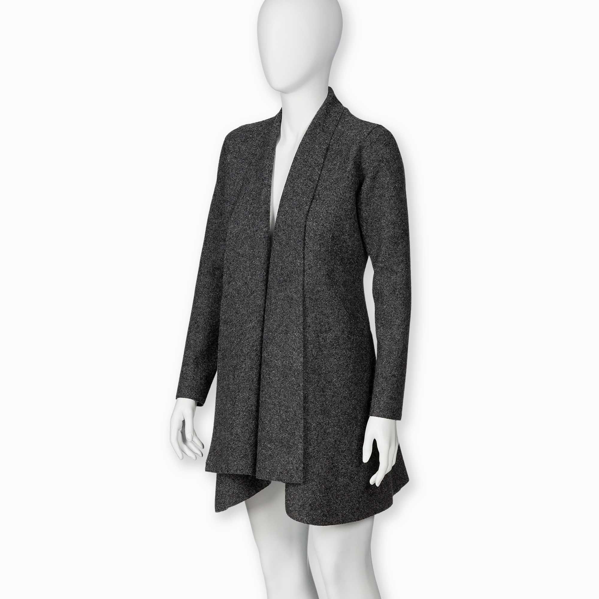 Womens | Swing Coat | Carbon