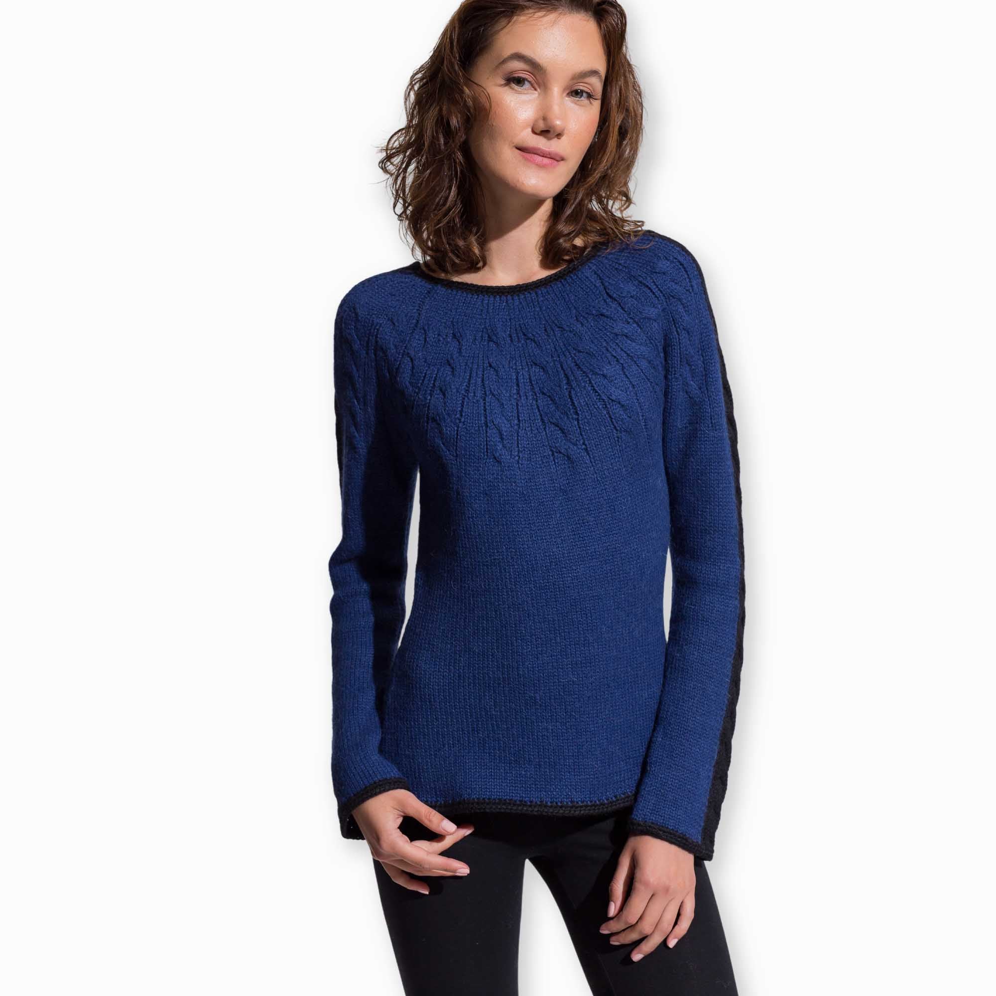 Womens | Twiggy Sweater | Indigo / Black